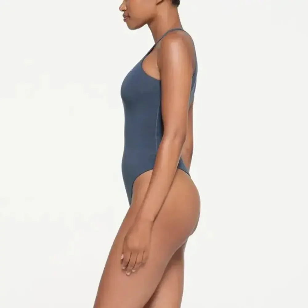SKIMS OLYMPIC high neck bodysuit - Navy Size M NWT #1601